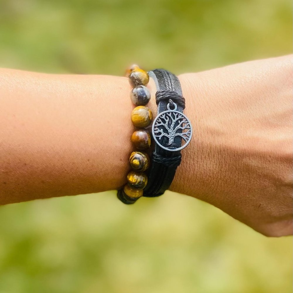 Tree Of Life Rustic Rope Bracelet NEW - Picture 3 of 3